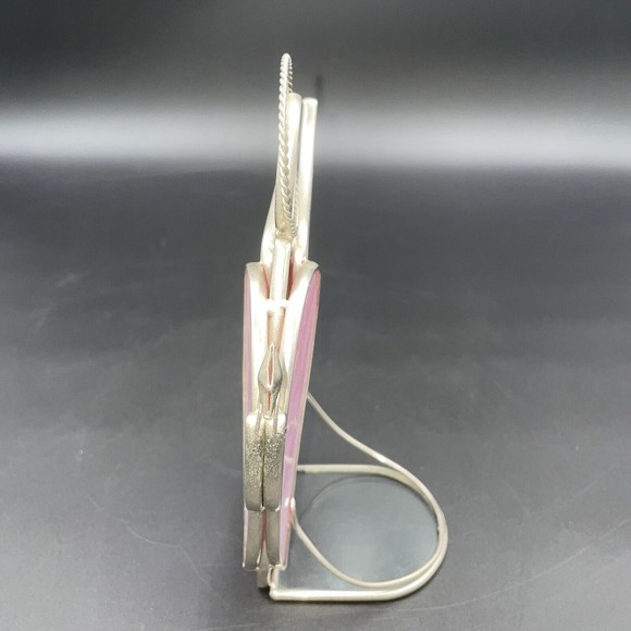 Stained Glass Angel Candle Holder Star Sun Catcher Iridescent 7.5" - Picture 2 of 9